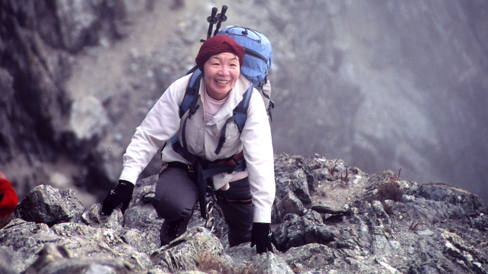 Tabei during her 2008 ascent of Pico Bolivar—the tallest mountain in Venezuela. (Photo: Courtesy Tabei Family)